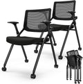 Set of 2 Stackable Ergo Chairs, Perfect for Meetings