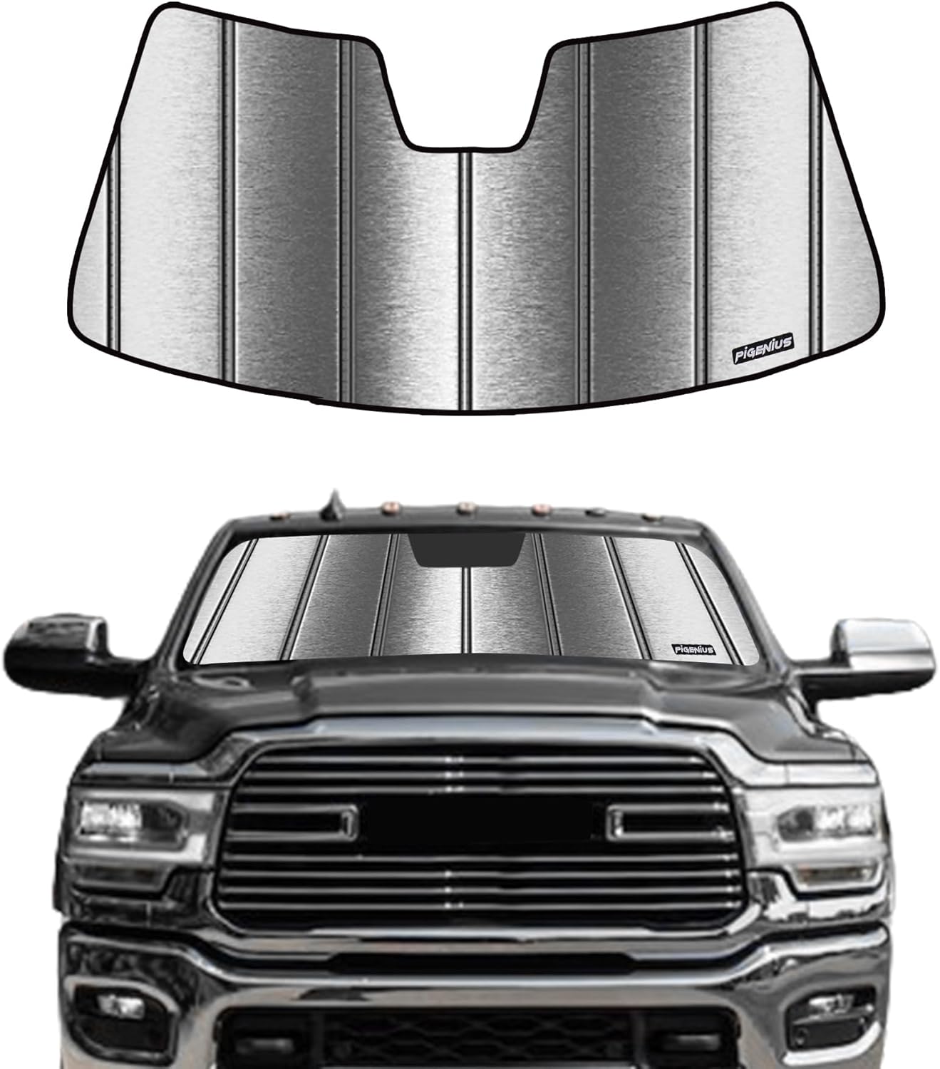 Windshield Sunshade for Ram 2500 3500 4500 5500 2019-2025