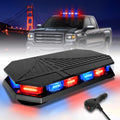 HLauto 406D Rooftop Strobe Light Bar - Bright 102 LED Safety Beacon