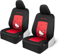 Hello Kitty Car Seat Covers - Black and Red Front Seat Covers