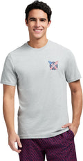 IZOD Mens Saltwater Short Sleeve Graphic T-Shirt - Comfortable Fit