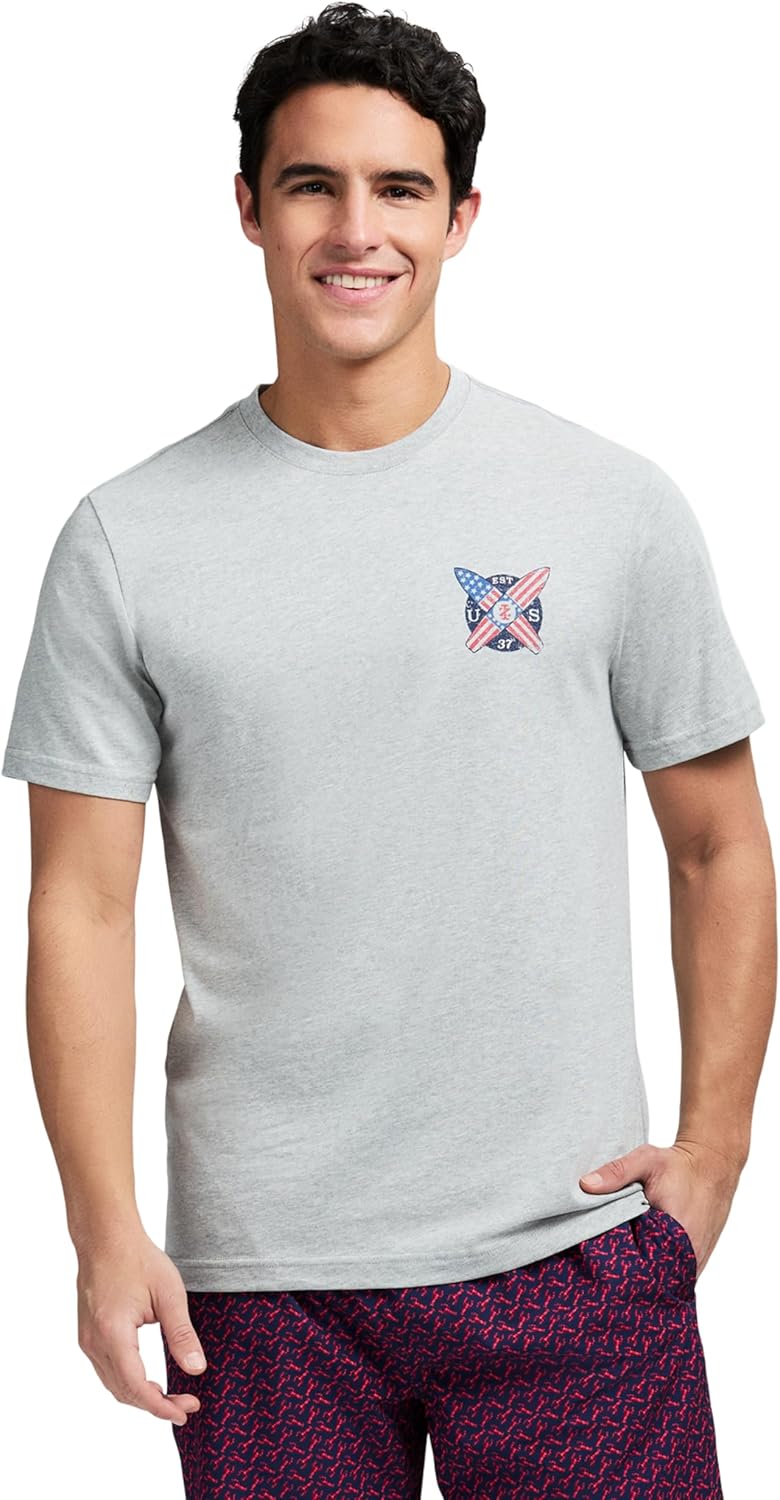 IZOD Mens Saltwater Short Sleeve Graphic T-Shirt Review