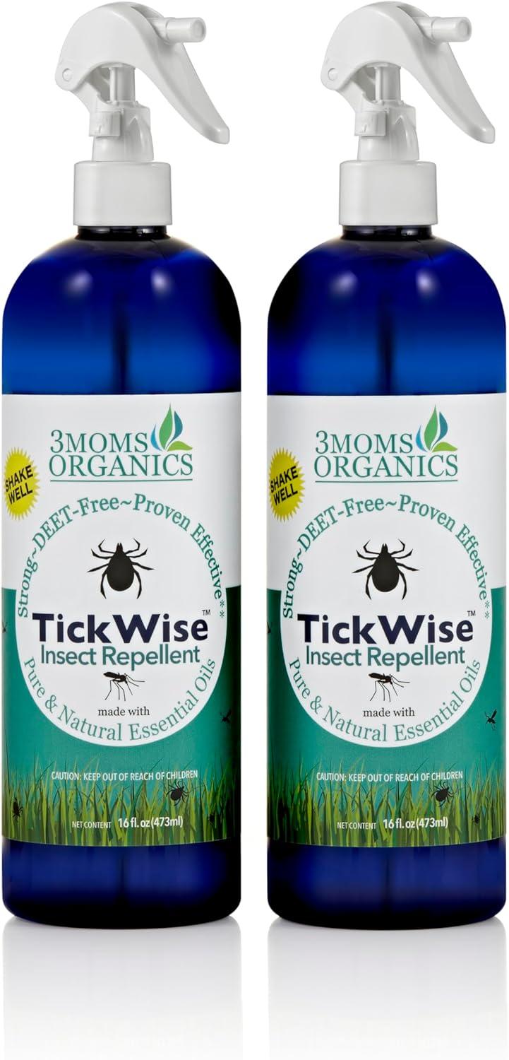 TickWise Extra Strength 16oz Natural Tick Repellent 2-Pack