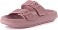 CUSHIONAIRE Women's Fame recovery cloud slide (Style XZFV)