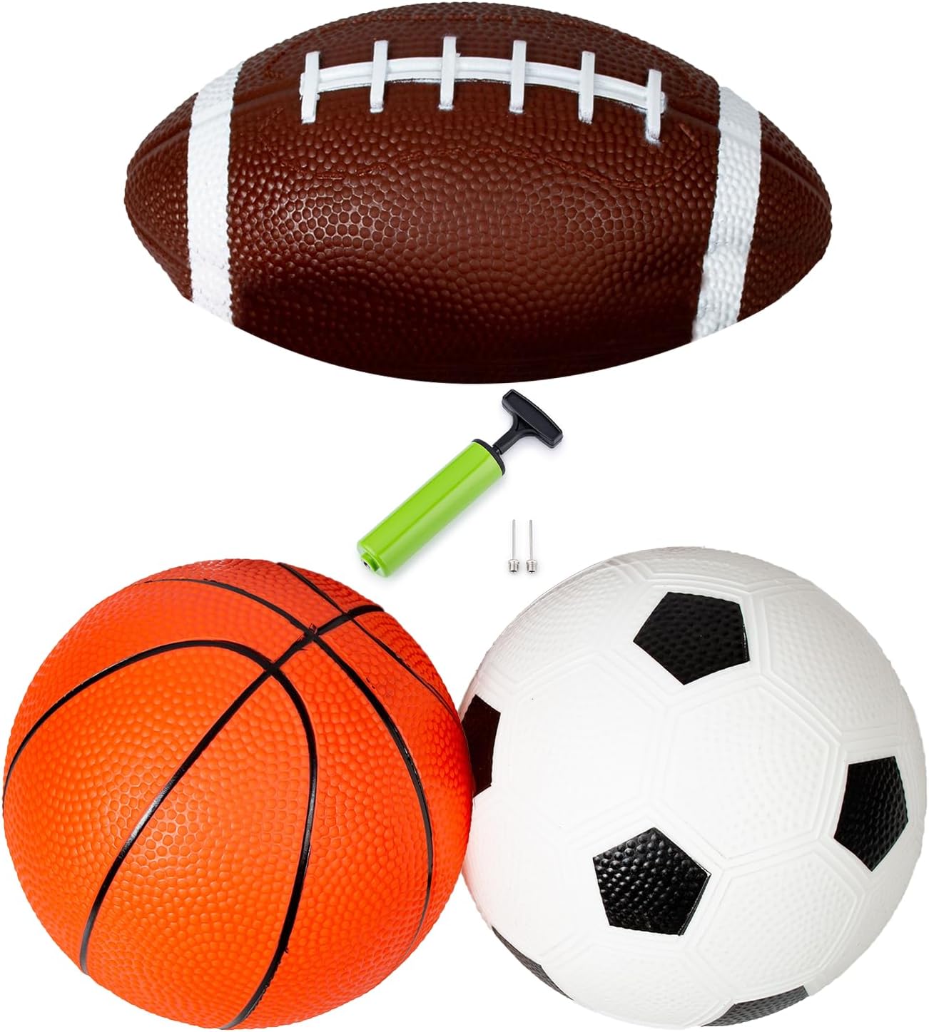 New Bounce Soft Sports Balls Set - Toddlers' Outdoor Fun Trio!