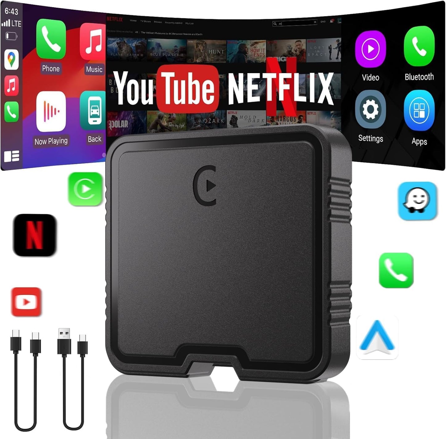 Upgrade: Wireless CarPlay & Android Auto Adapter