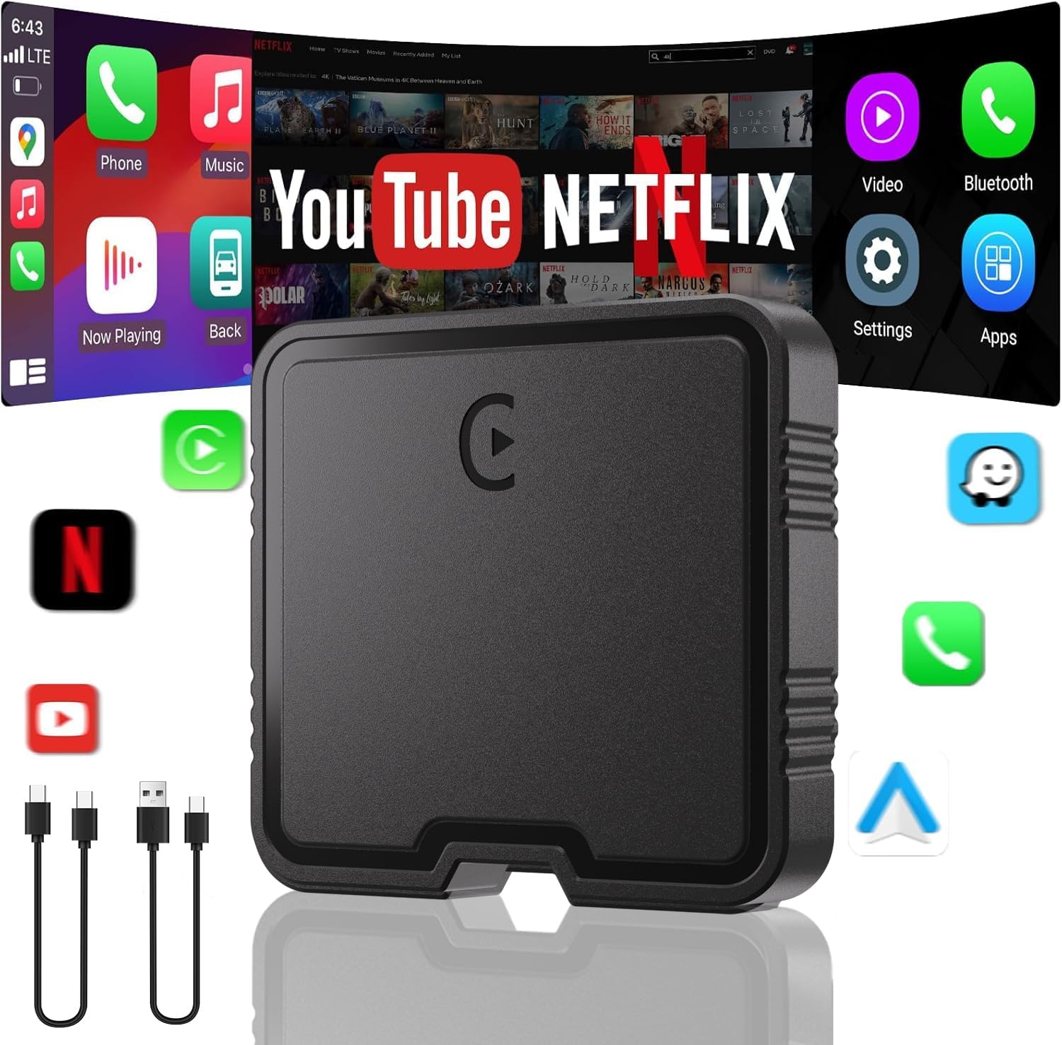 Upgrade: Wireless CarPlay & Android Auto Adapter