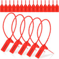 Red 1000-Pack Tamper Seals 250 mm for Fire Extinguishers - Numbered