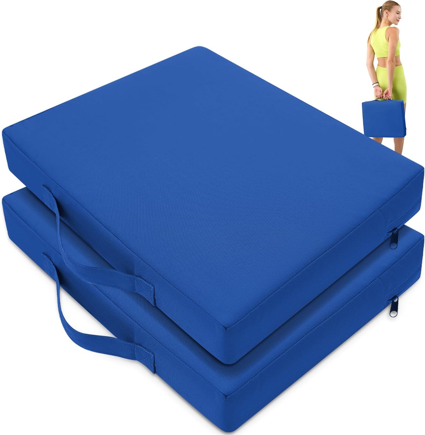2 Pcs Stadium Seat Cushions for Comfort at Sports Events