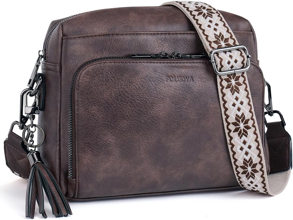 POIUGOYA Crossbody Purses for Women with RFID Protection