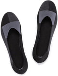Womens Ballet Flat Shoes Knit Dress Flats - Soft, Flexible Comfort be