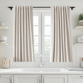 UHITECH Ivory Blackout Curtains 54 Inches Long for Bedrooms
