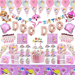 235 PCS Baby Shark Birthday Decorations for Memorable Parties