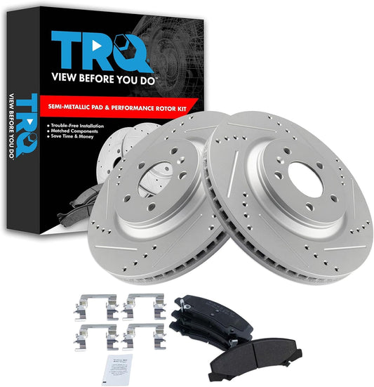 TRQ Front Premium Posi Metallic Brake Pad & Rotor Set Review