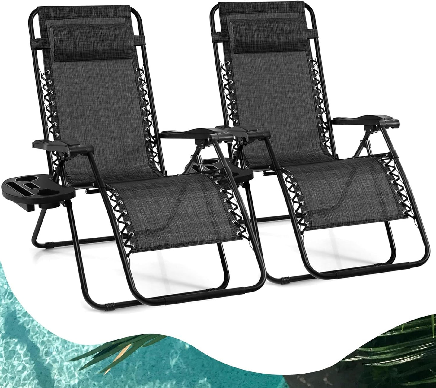 Goplus Zero Gravity Lounge Chairs for Ultimate Relaxation