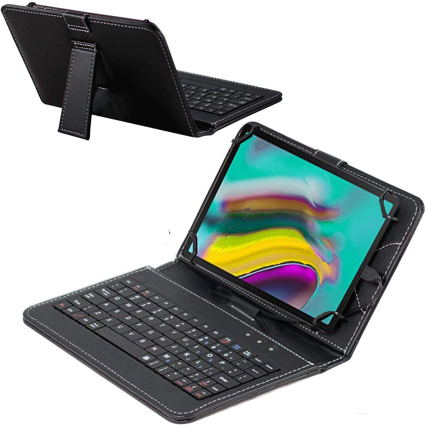 Navitech Black Keyboard Case for ALLDOCUBE M5 Tablet Users