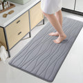 Buganda Memory Foam Bathroom Rug Mat 54x24 - Extra Soft Absorbent Mat