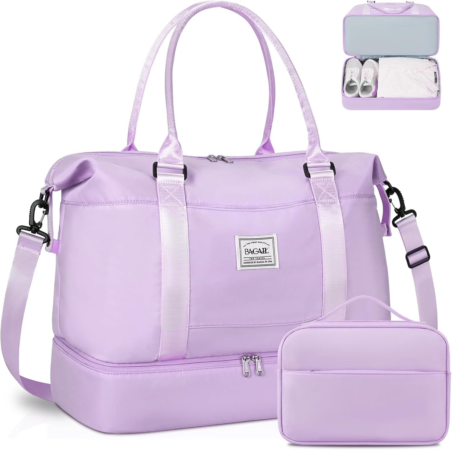 BAGAIL Travel Duffel Bag - Versatile Weekender for Women