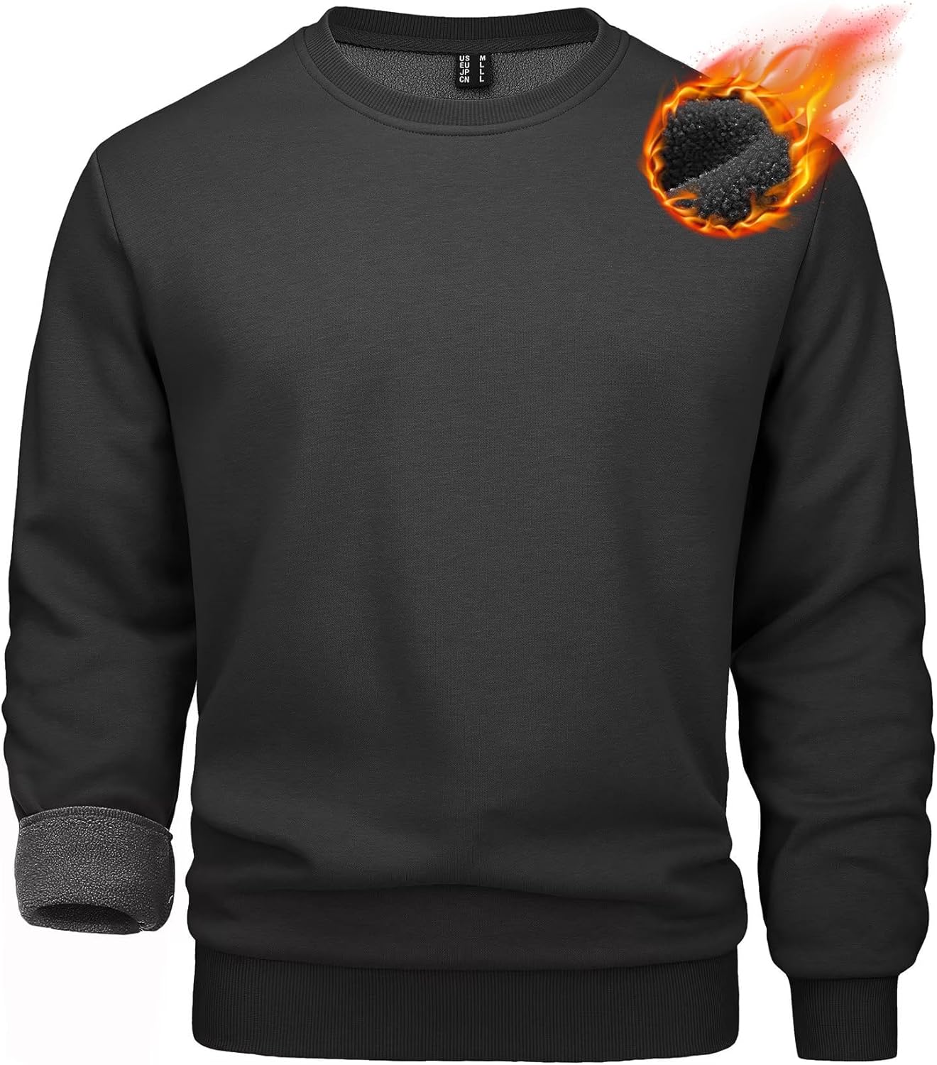 MAGCOMSEN Men's Crewneck Sweatshirt for Casual Warmth