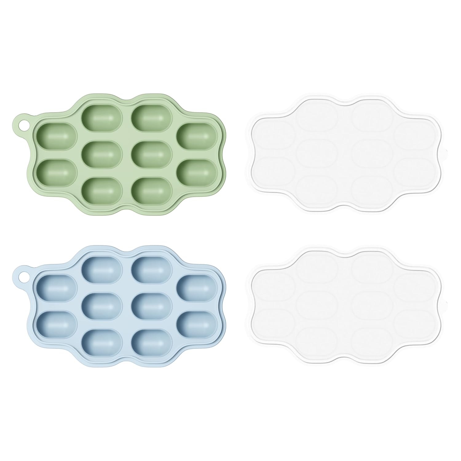 HEOMOONE Silicone Baby Food Tray - Homemade Meals Simplified