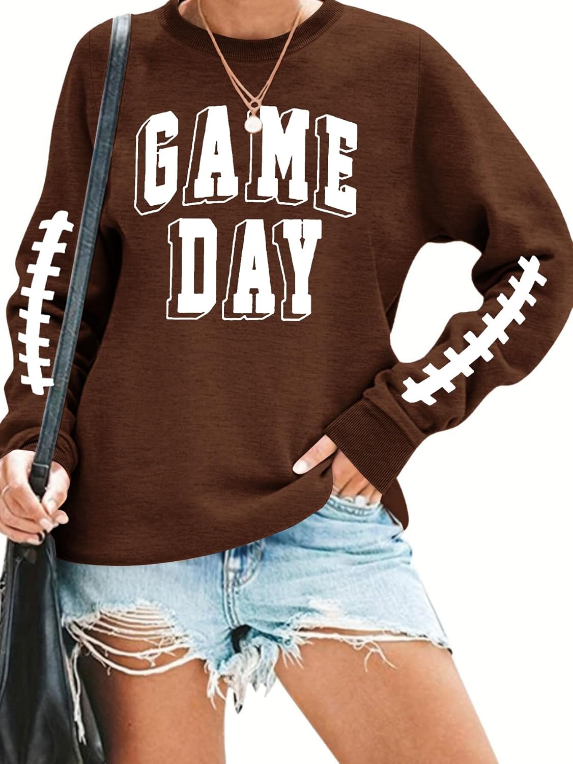 Cute Game Day Football Sweatshirt: Sunday Funday Essential!