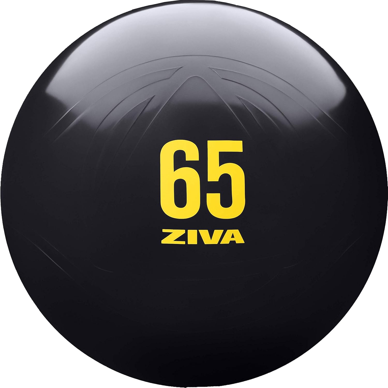 ZIVA Pro Yoga Ball - Stability & Balance - Hand-Pump Included