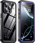 iPhone 16 Pro Full Body Waterproof Case with Built-in Screen Protector