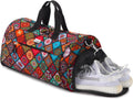 TOPDesign Gym Bag for Women with Shoe Compartment & Wet Pocket