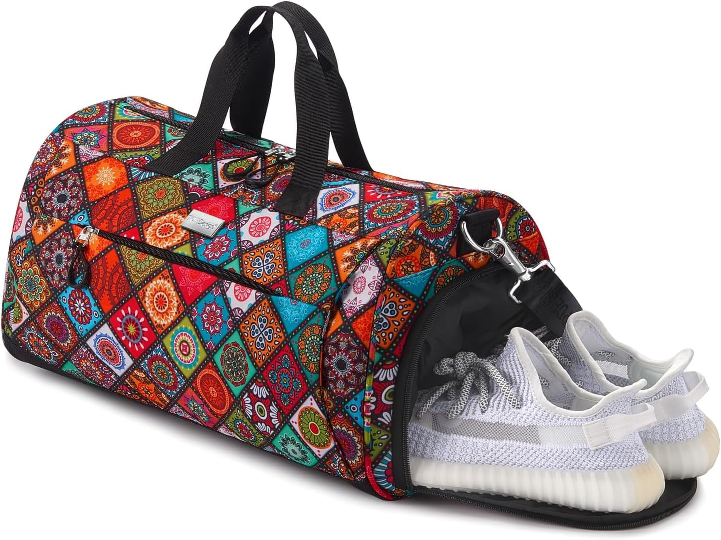 TOPDesign Gym Bag for Women with Shoe Compartment & Wet Pocket