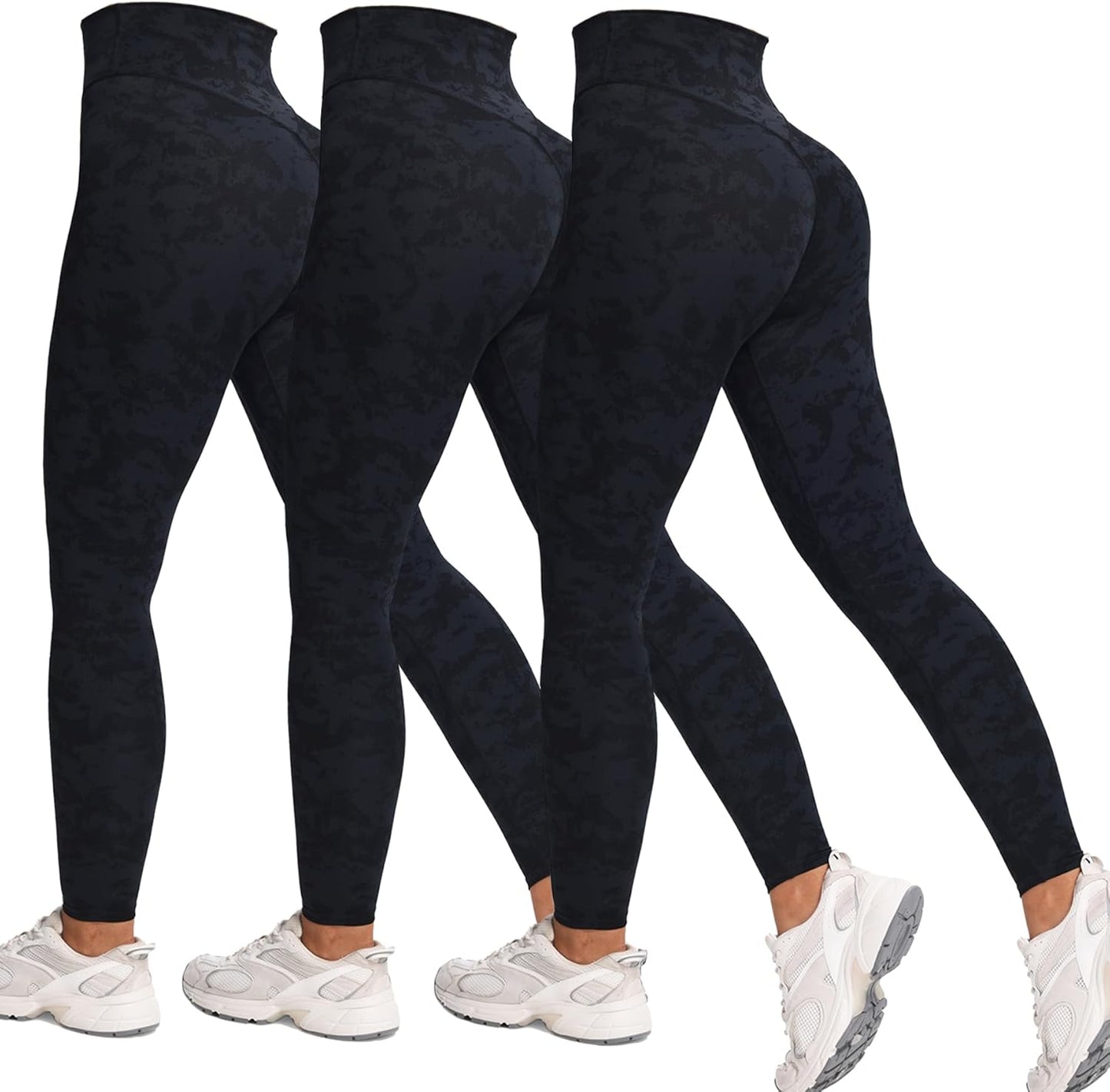 Aoxjox High Waisted Workout Leggings for Women with Tummy Control
