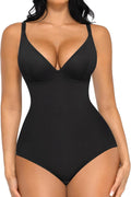FeelinGirl Shapewear Bodysuit Deep V Neck Tummy Control - Flattering