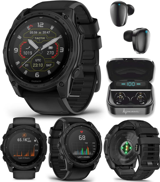Garmin Tactix 8 Solar Smartwatch Bundle