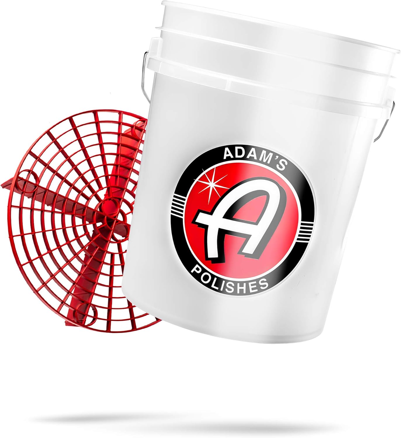 Adam's Polishes 5 Gallon Wash Bucket with Grit Guard for Detailing