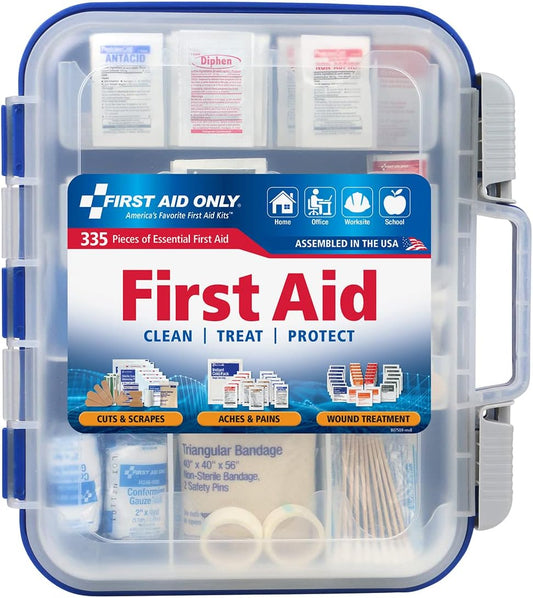 OSHA-Compliant First Aid Kit for 100 People - 335 Pieces