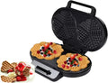 Nonstick Heart Waffle Maker - Easy Cleaning!