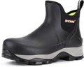 Showave Men's Rubber Boots Waterproof Short Hunting Boots - Durable