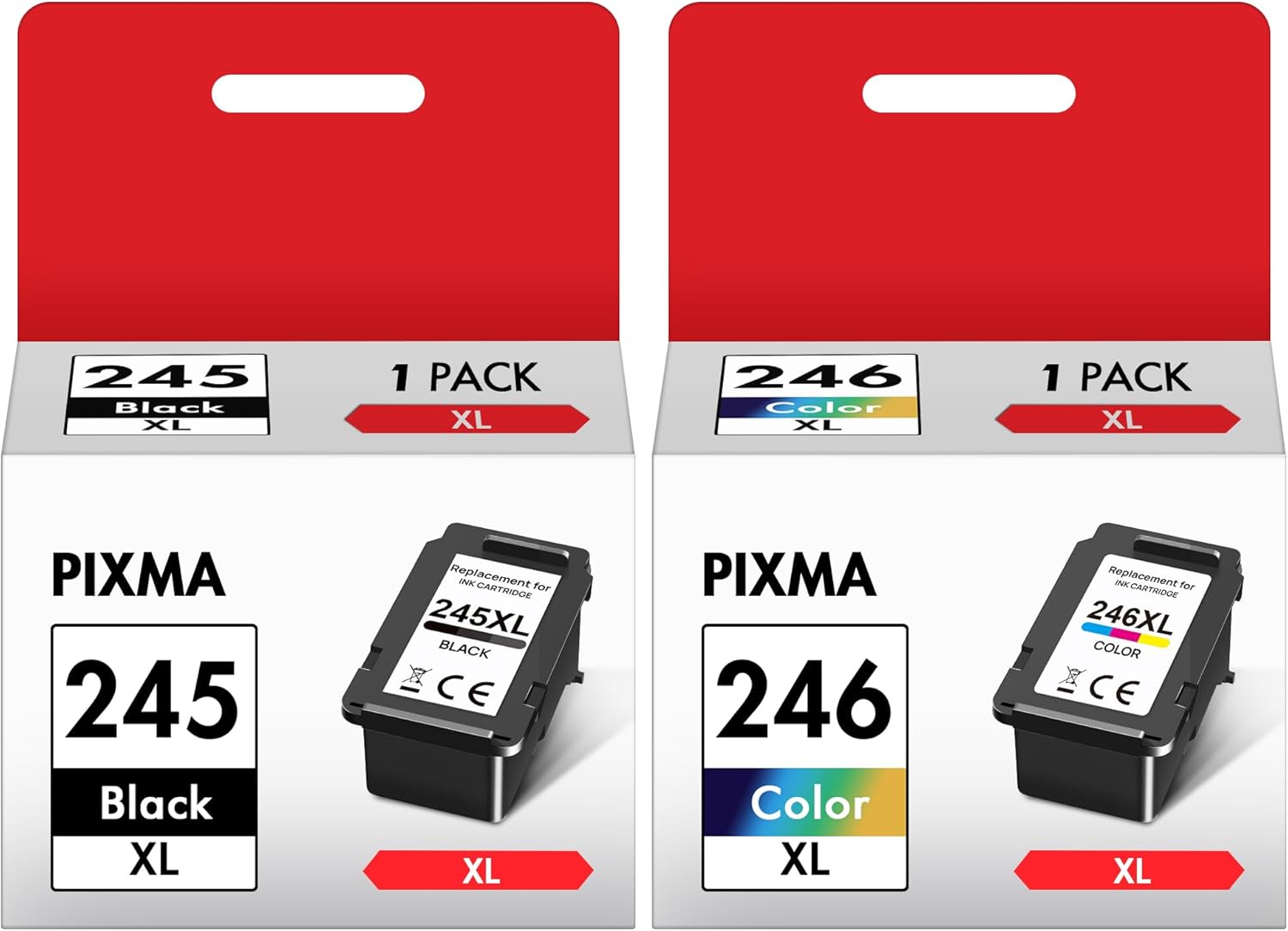 PG-245 XL and CL-246 XL Ink Value Pack for Canon Printers