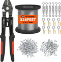 Sanuke Wire Rope Crimp Kit 328ft 1/16 in Cable - Complete Crimping Set