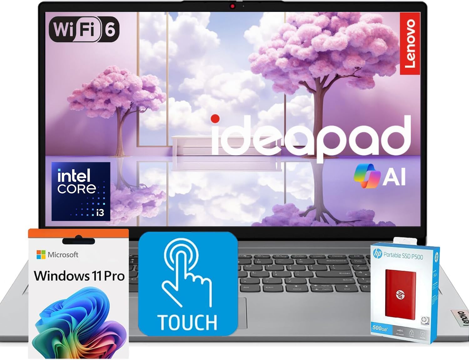 Lenovo IdeaPad Premium Series Laptop with 15.6 FHD Touchscreen