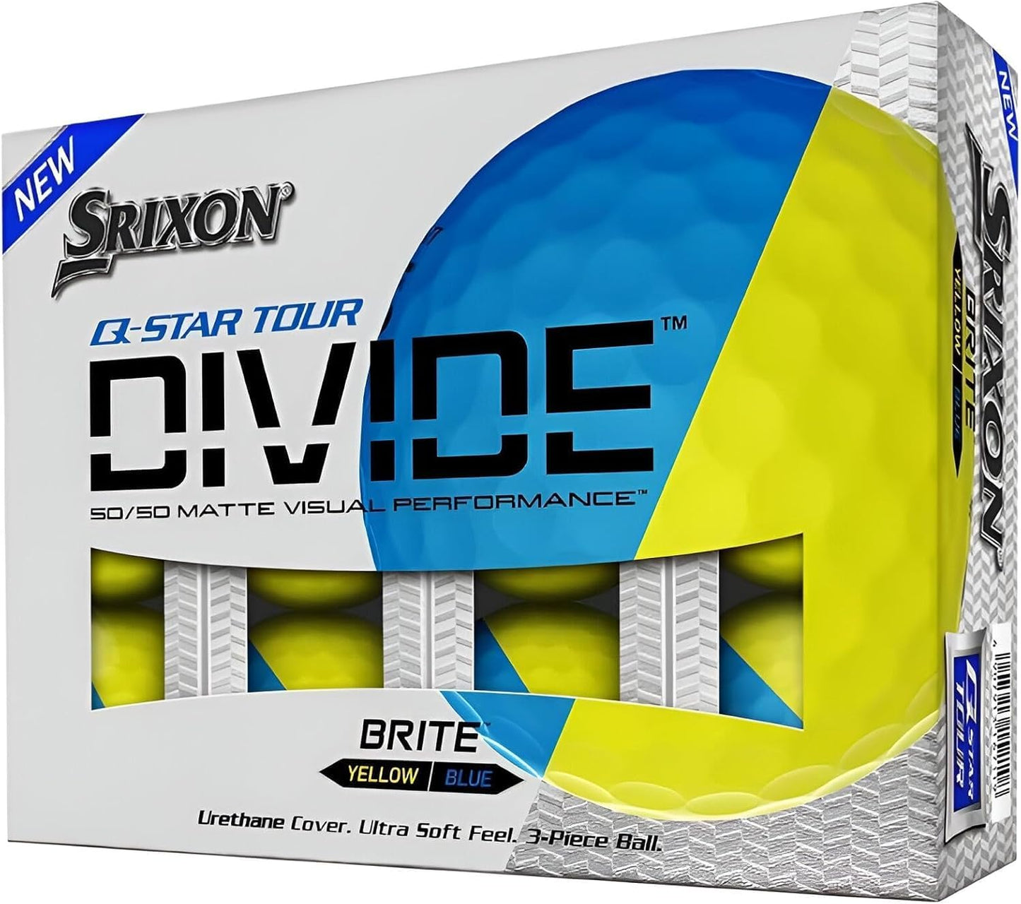 Srixon Q-Star Tour Divide Golf Balls for Enhanced Performance