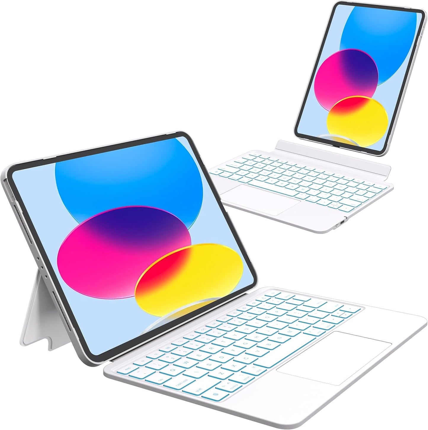 Magnetic Detachable Wireless Keyboard Case for iPad 10th Gen