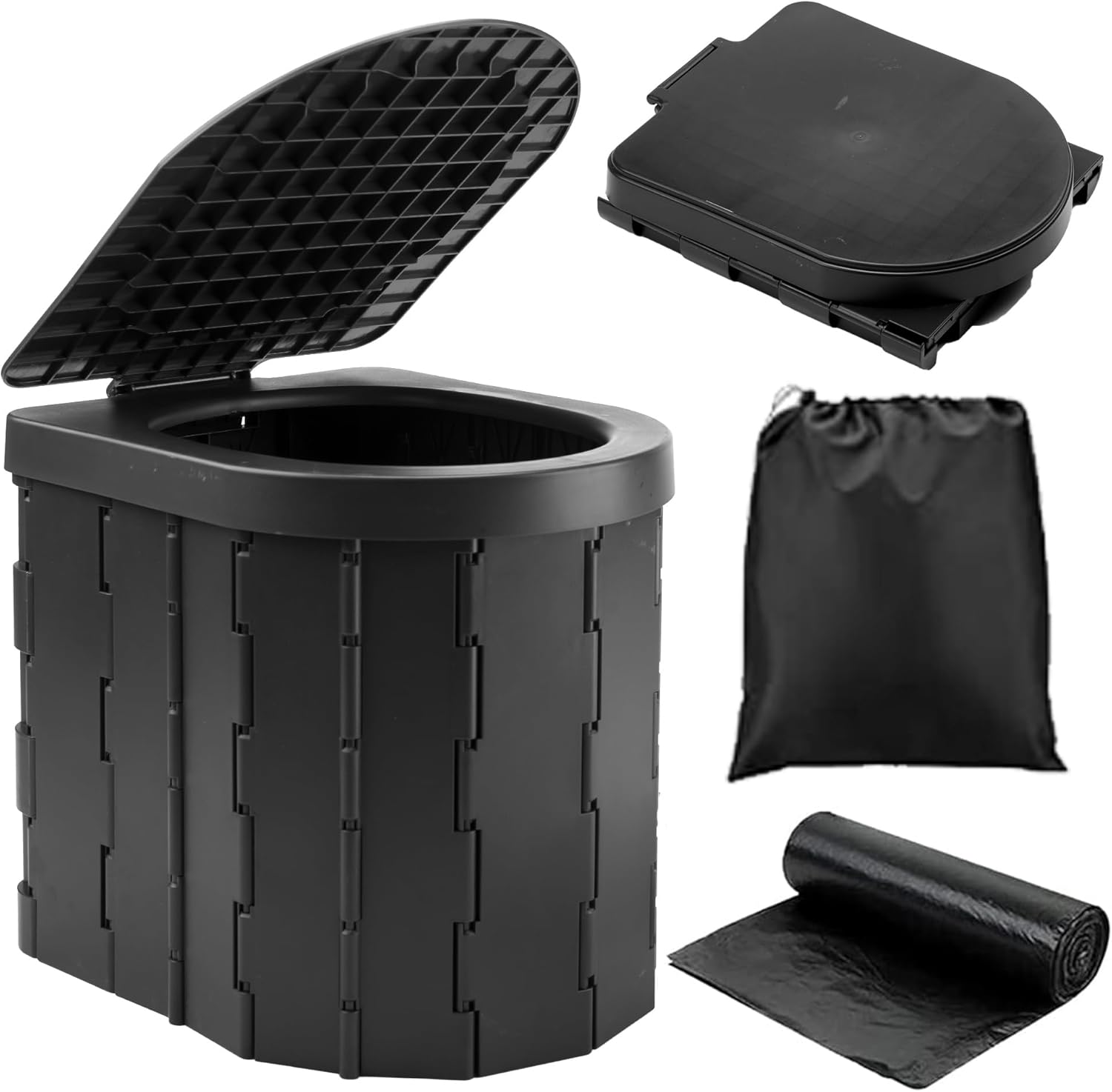 Portable Foldable Camping Toilet - Emergency Sanitation