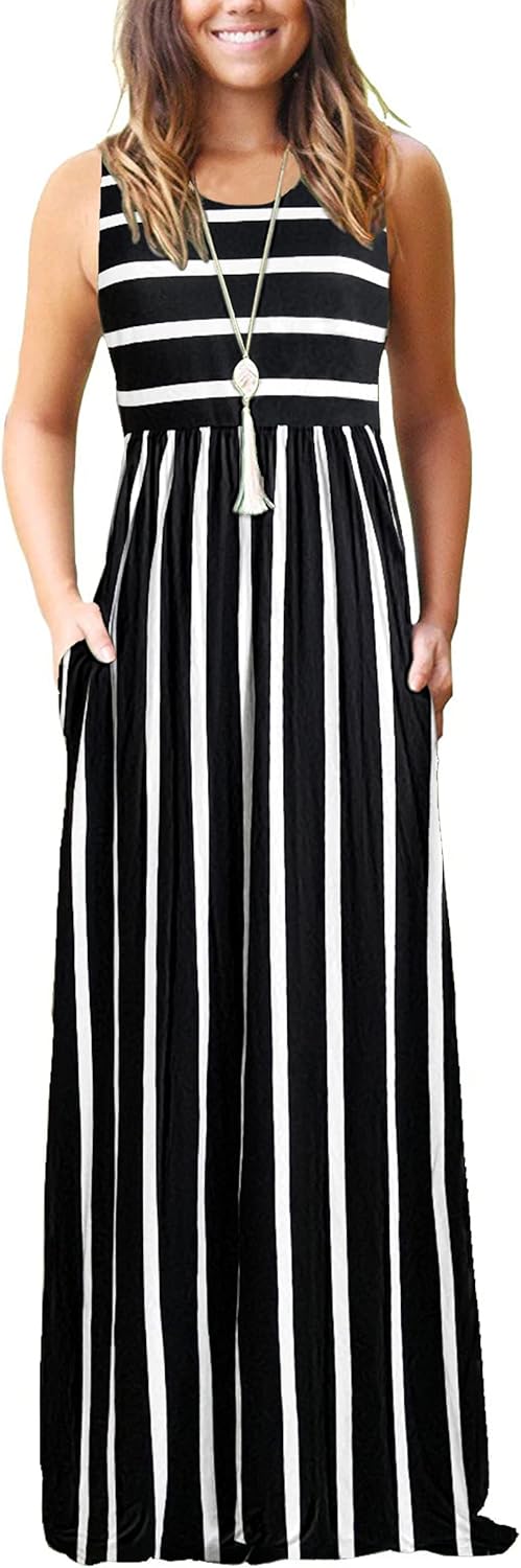 MOLERANI Women's Casual Long Maxi Dresses with Pockets for All