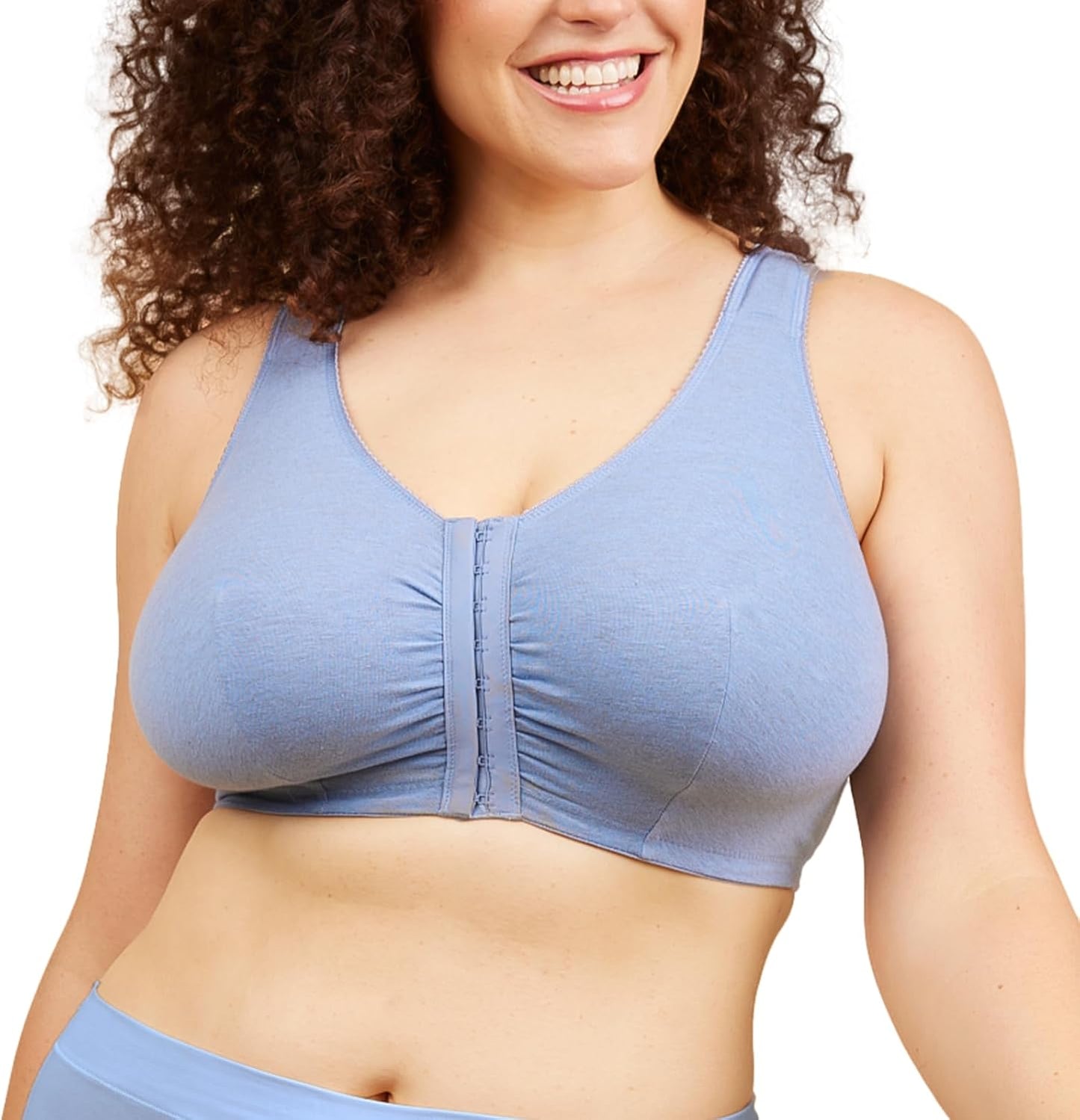 Meryl Front-Closure Cotton Bra for Women - Comfort Sleep Bra