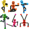 Shape Changing Robot Toy Suction Cup Pop Tubes Fidget Toys - Sensory