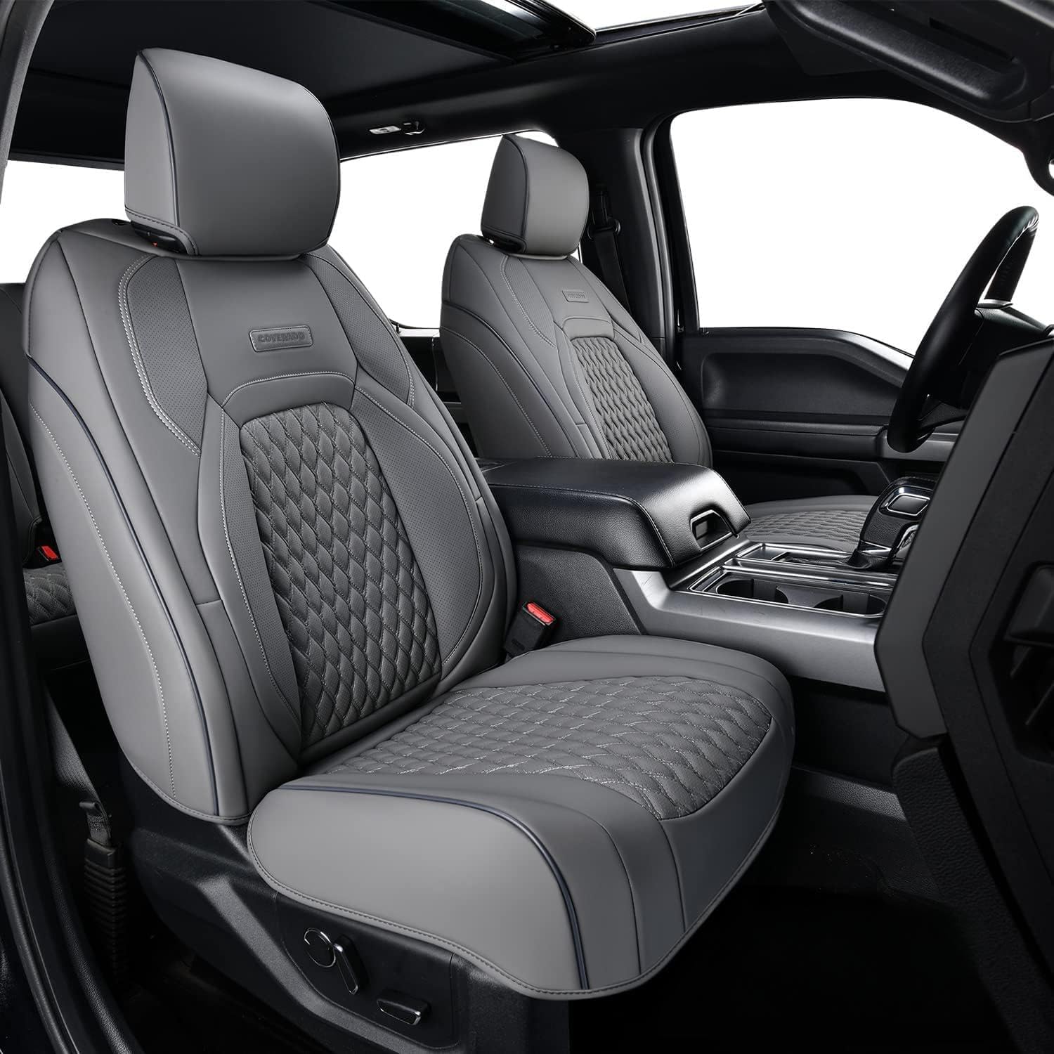Coverado Car Seat Covers Full Set for Dodge RAM 1500 & 2500