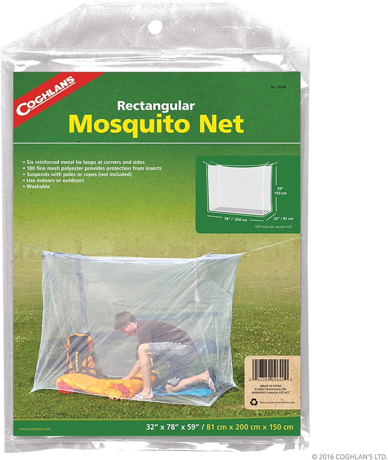 Coghlan's 32x78 Mosquito Bed Net: Ultimate Protection!