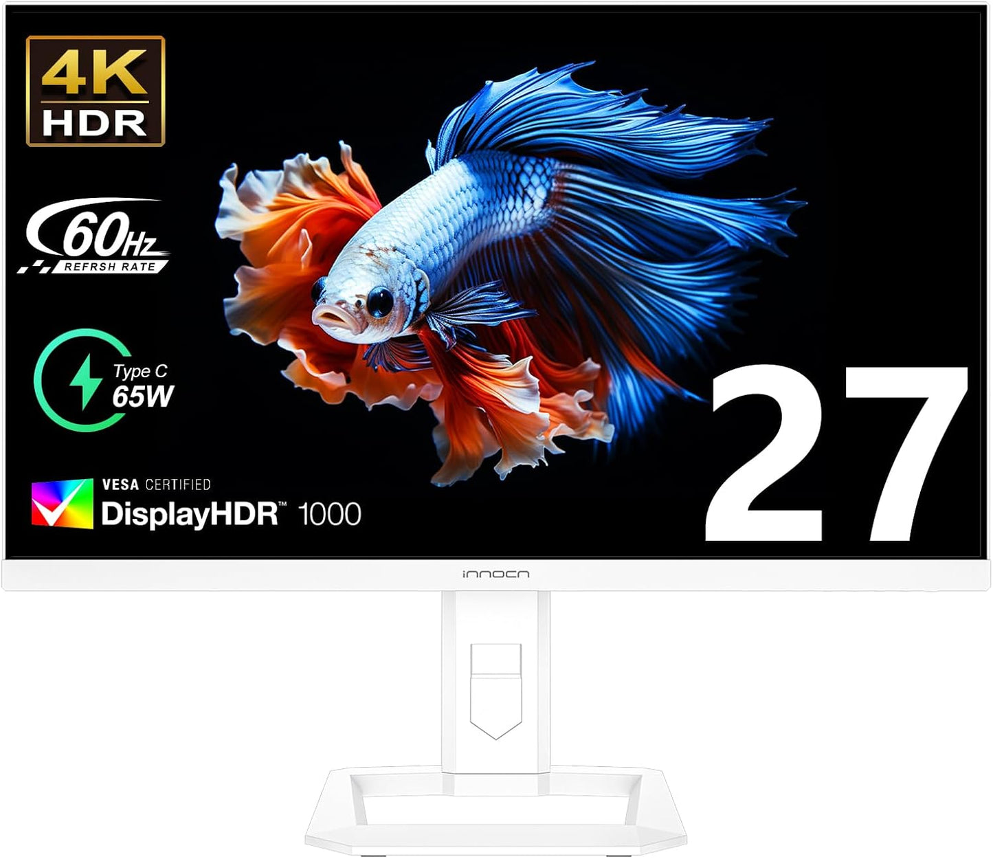 INNOCN 27 Mini 4K LED Monitor - Ultimate Color Accuracy & Connectivity
