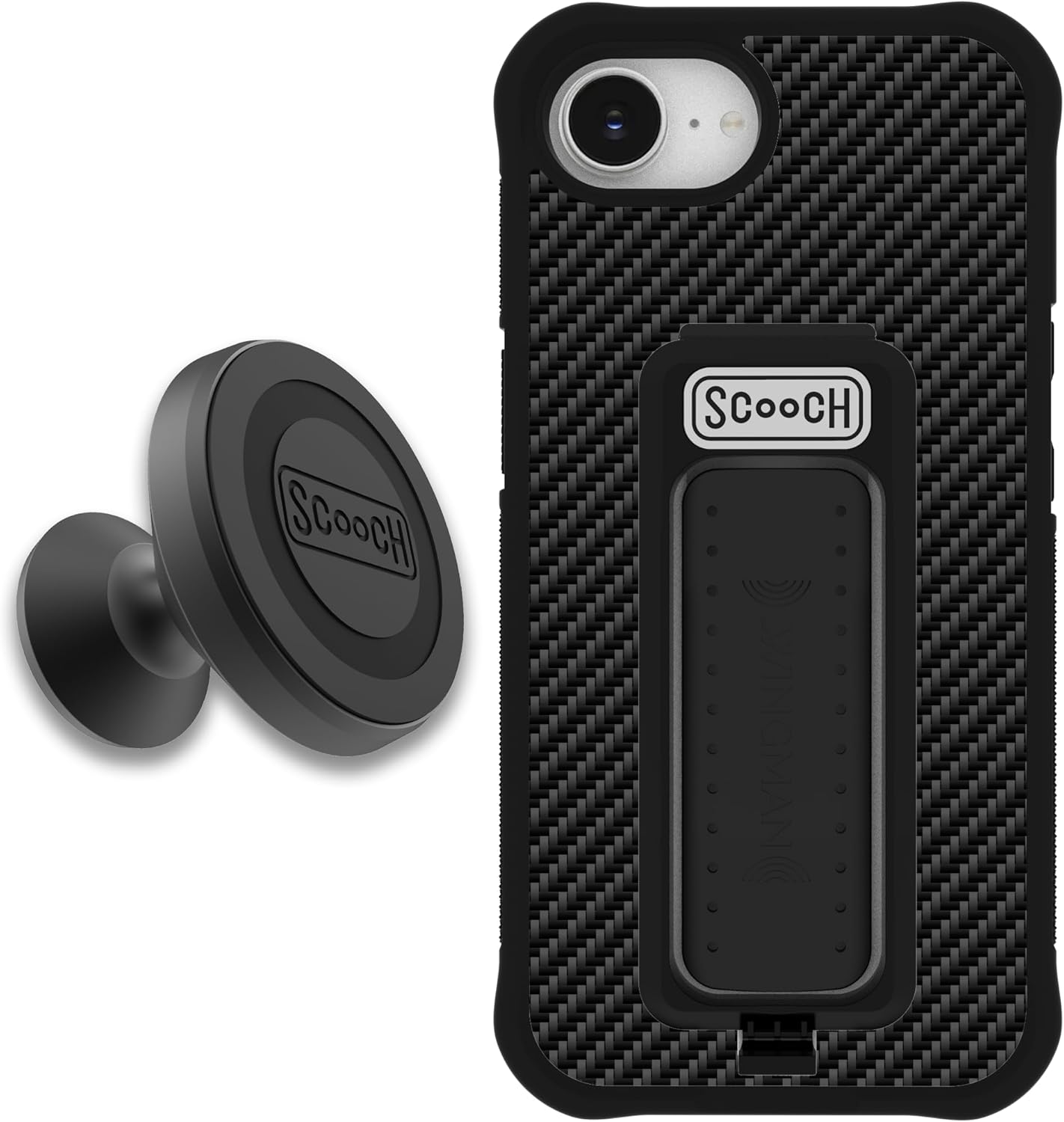 Scooch iPhone 16e Case with Stand and Military Grade Protection