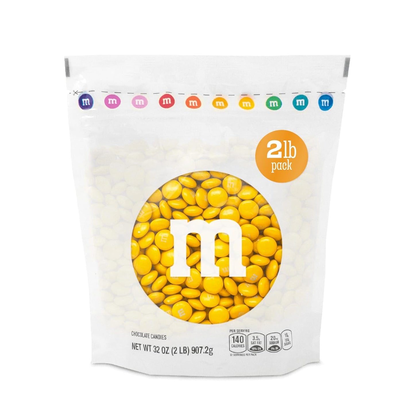 M&M'S Milk Chocolate Candy Bulk Bag for Colorful Celebrations